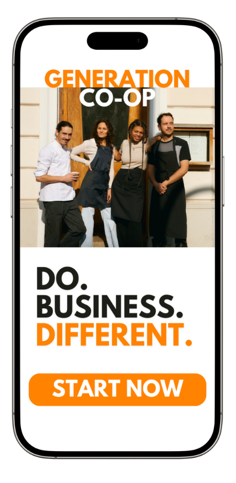 mobile phone mock of Main Street Notes newsletter screen